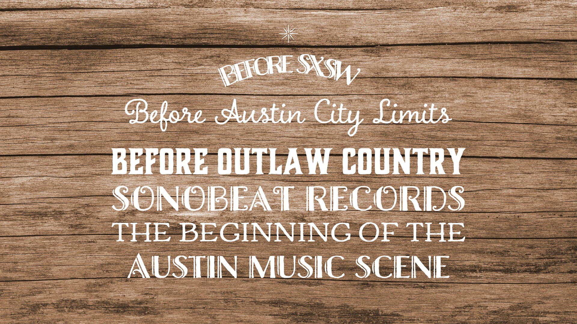 Sonobeat Records, the beginning of the Austin music scene